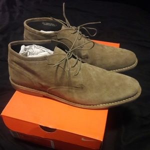 NEW BROWN SUEDE BOOTS FOR MEN